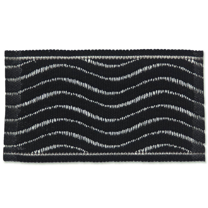 Signature 4 Ebony by Stout Designer Trim New World Tapes & Borders 91% Spun Viscose 9% Metallic CHINA Horizontal: 0 and Vertical: 0 2 in - Swanky Fabrics -