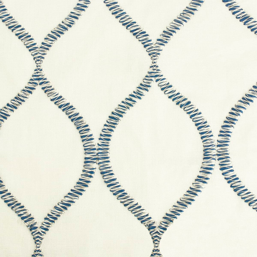 Skipper 1 Denim by Stout Designer Fabric COLOR MY WINDOW OCEAN/WAVE 52%LIN 48%COT %PEMB INDIA </p><p>Repeat: 5 51 in - Swanky Fabrics -