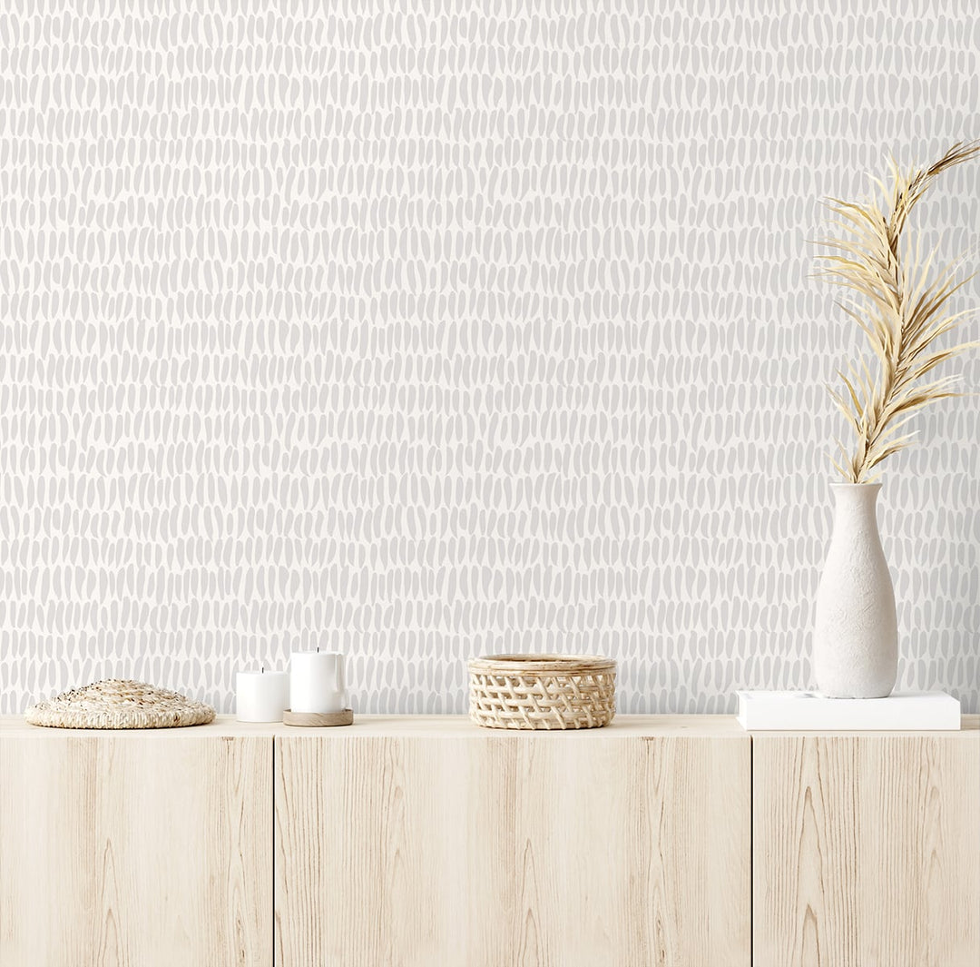 Brushwork Fog SL80008 by Seabrook Designs Designer Wallpaper