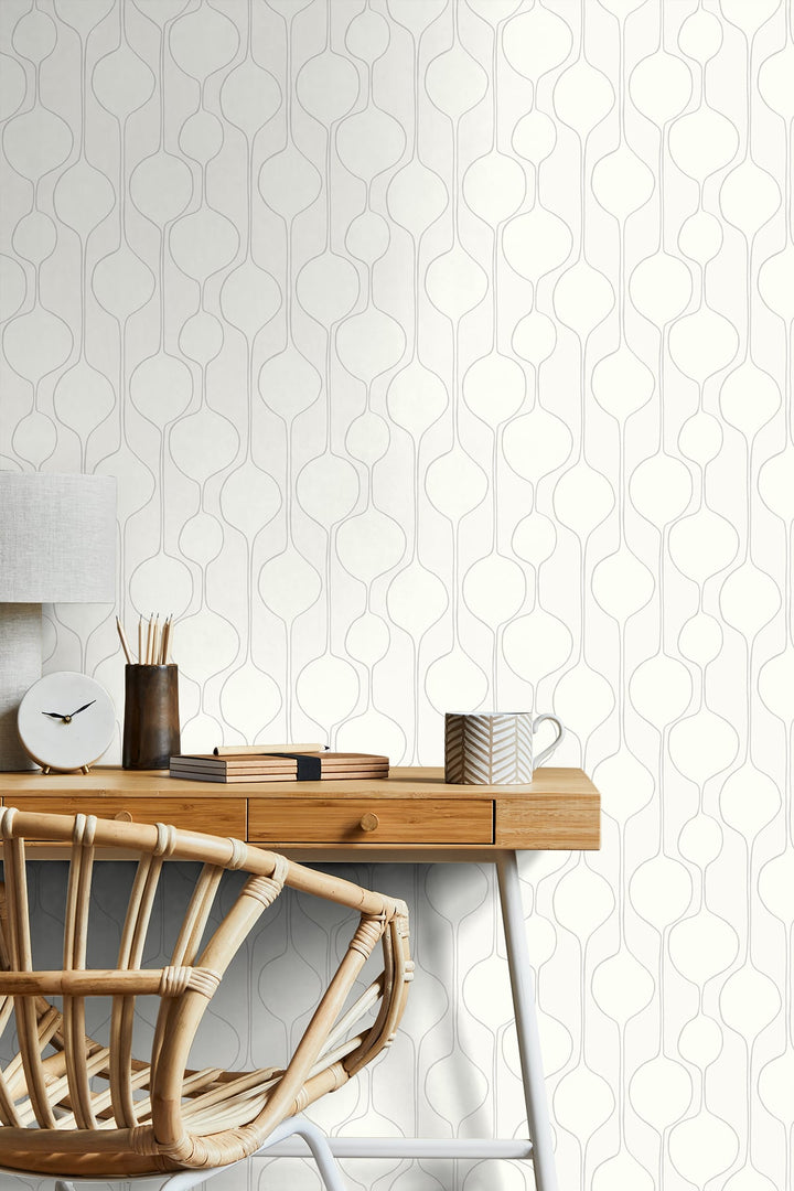 Minimalist Geometric Egyptian Cotton SL80108 by Seabrook Designs Designer Wallpaper