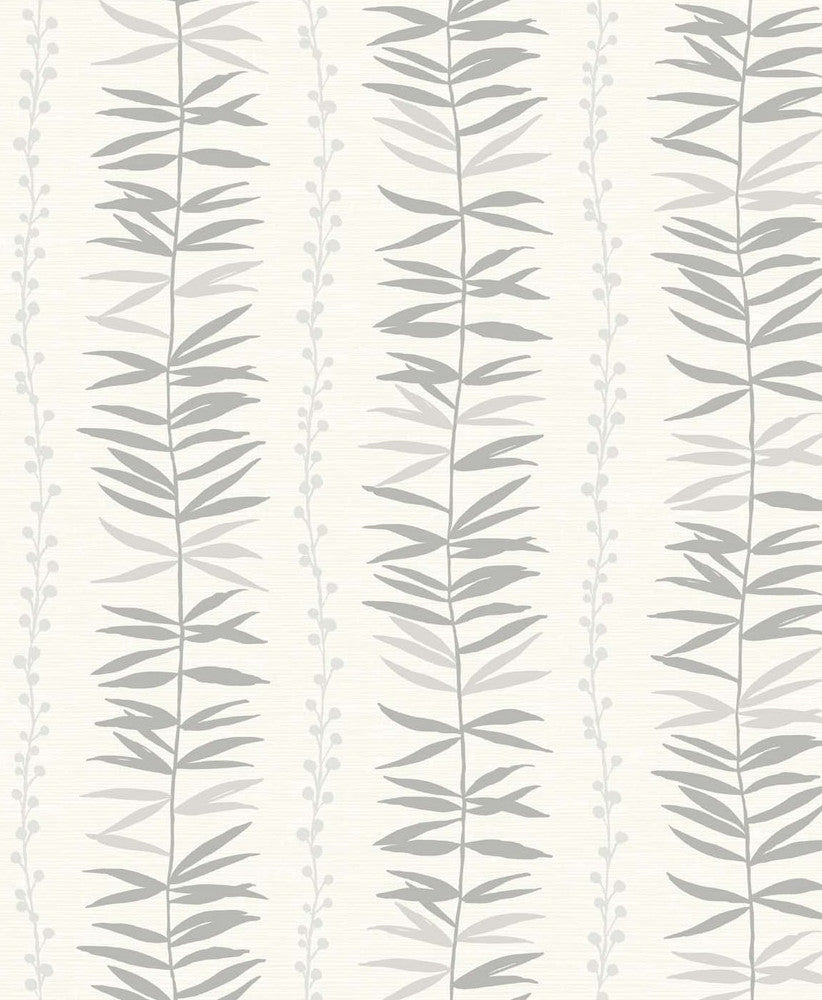 Summer Garland Smoke SL80508 by Seabrook Designs Designer Wallpaper