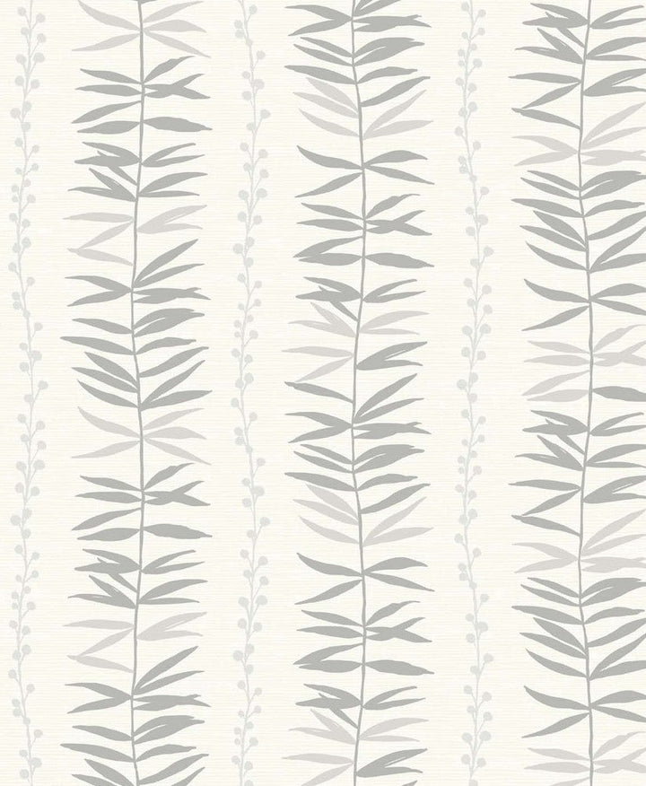 Summer Garland Smoke SL80508 by Seabrook Designs Designer Wallpaper