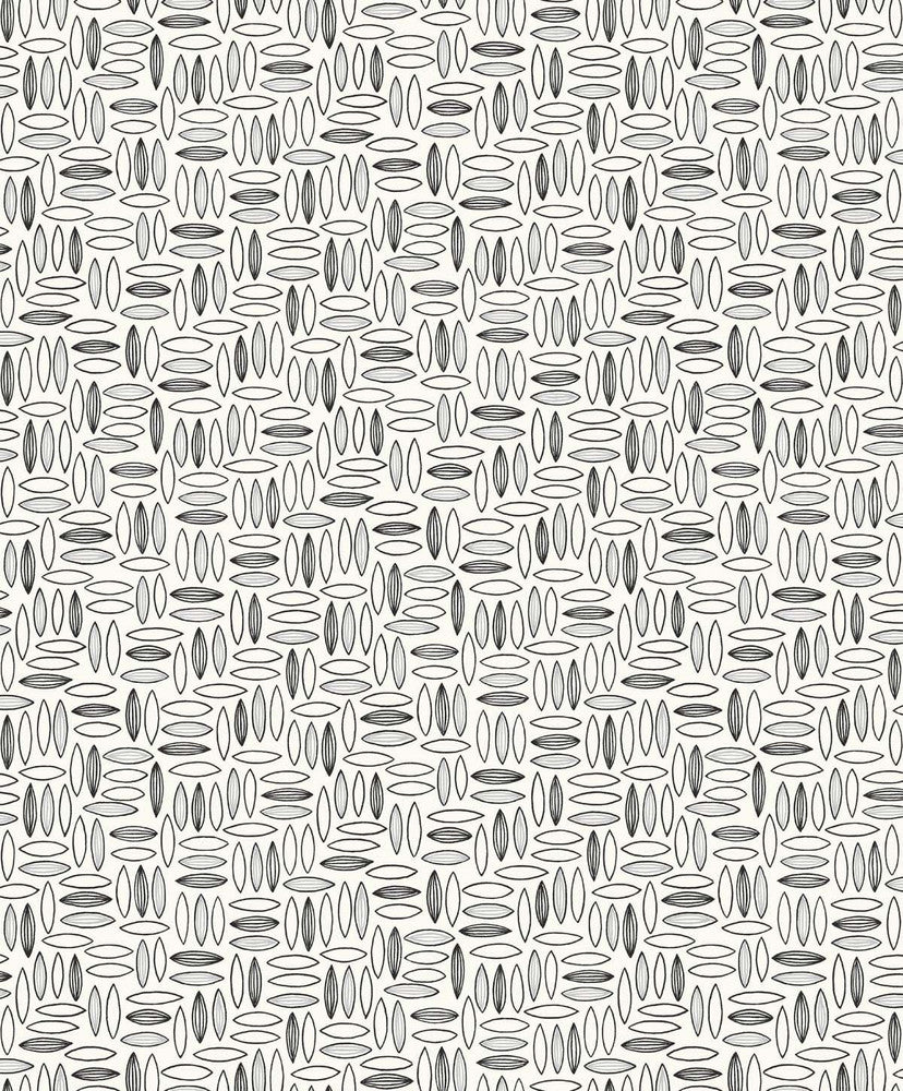 Pip Geo Salt And Pepper SL80600 by Seabrook Designs Designer Wallpaper
