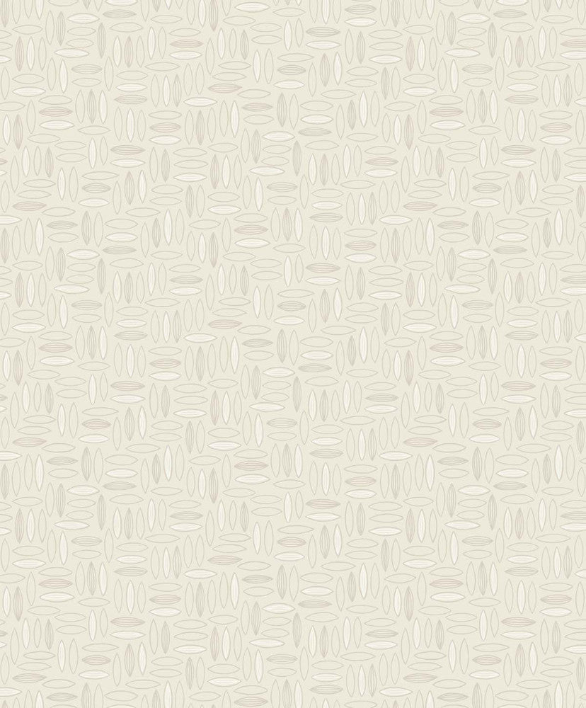 Pip Geo Almond Milk SL80603 by Seabrook Designs Designer Wallpaper