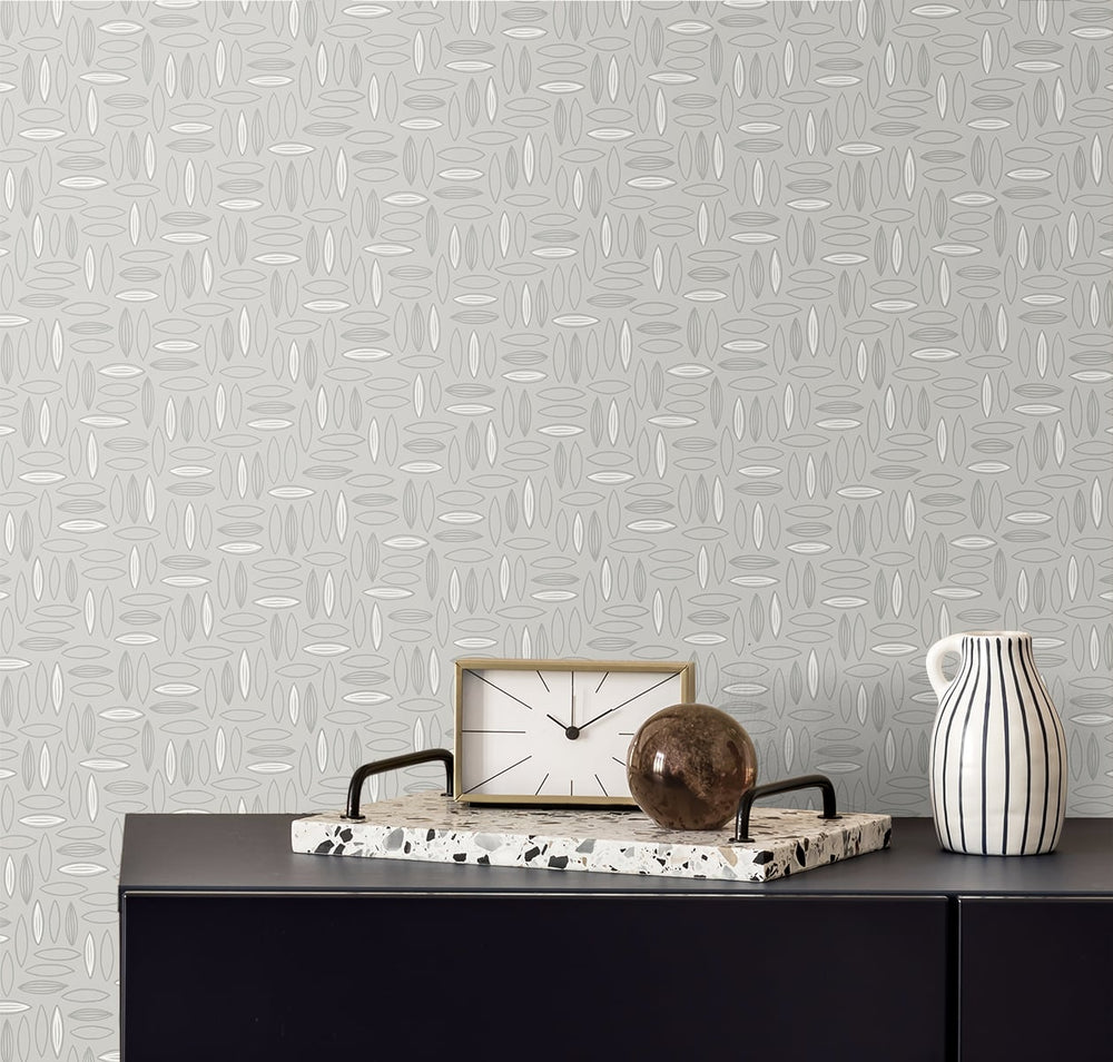 Pip Geo Heather SL80608 by Seabrook Designs Designer Wallpaper