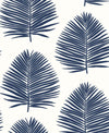 Seabrook Designs Wallpaper Island Palm Navy Blue SL80702