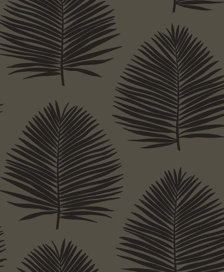 Island Palm Lava Rock SL80710 by Seabrook Designs Designer Wallpaper