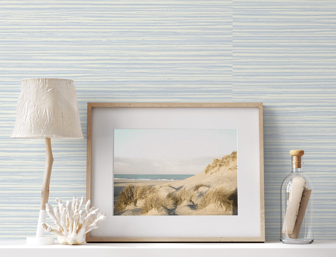 Calm Seas Blue Mist SL80902 by Seabrook Designs Designer Wallpaper