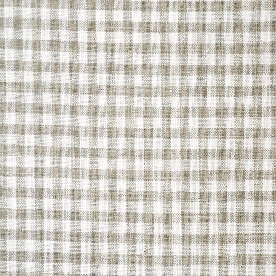 Square Tactics # 542 Mink by Maxwell Designer Fabric Stripes & Checks 100% POLYESTER INDIA V&H-1" 54" - Swanky Fabrics -