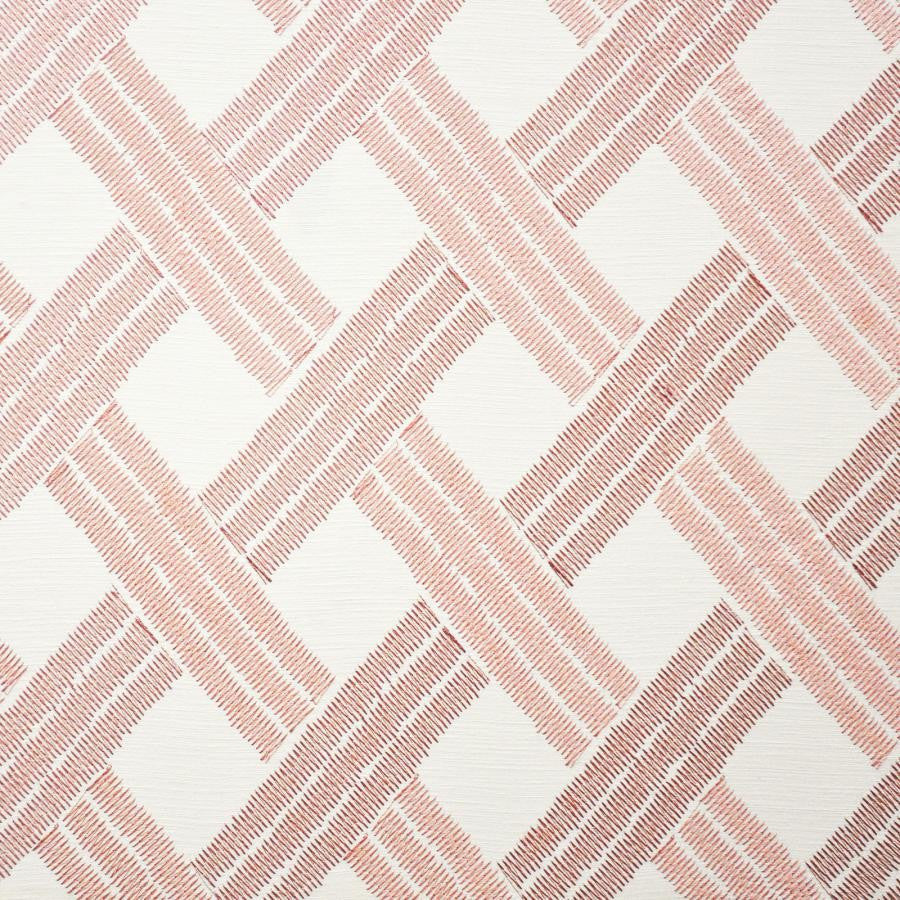 Sovereign # 339 Carnation by Maxwell Designer Fabric Color Theory-Vol.V Sorbet 77% COTTON/23% RAYON INDIA V-7.5"H-6.5" 54"EMB.52" - Swanky Fabrics -