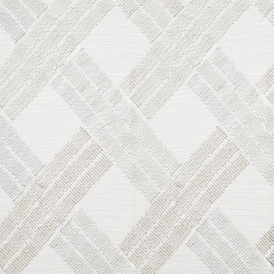 Sovereign # 713 Platinum by Maxwell Designer Fabric Color Theory-Vol.V Caffe Latte 77% COTTON/23% RAYON INDIA V-7.5"H-6.5" 54"EMB.52" - Swanky Fabrics -