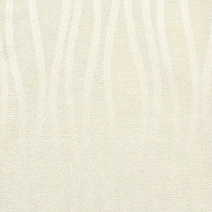 Strings # 235 Strand by Maxwell Designer Fabric Color Theory-Vol.Vi Alabaster 100% POLYESTER INDIA V-13"H-9" 54.7" - Swanky Fabrics -