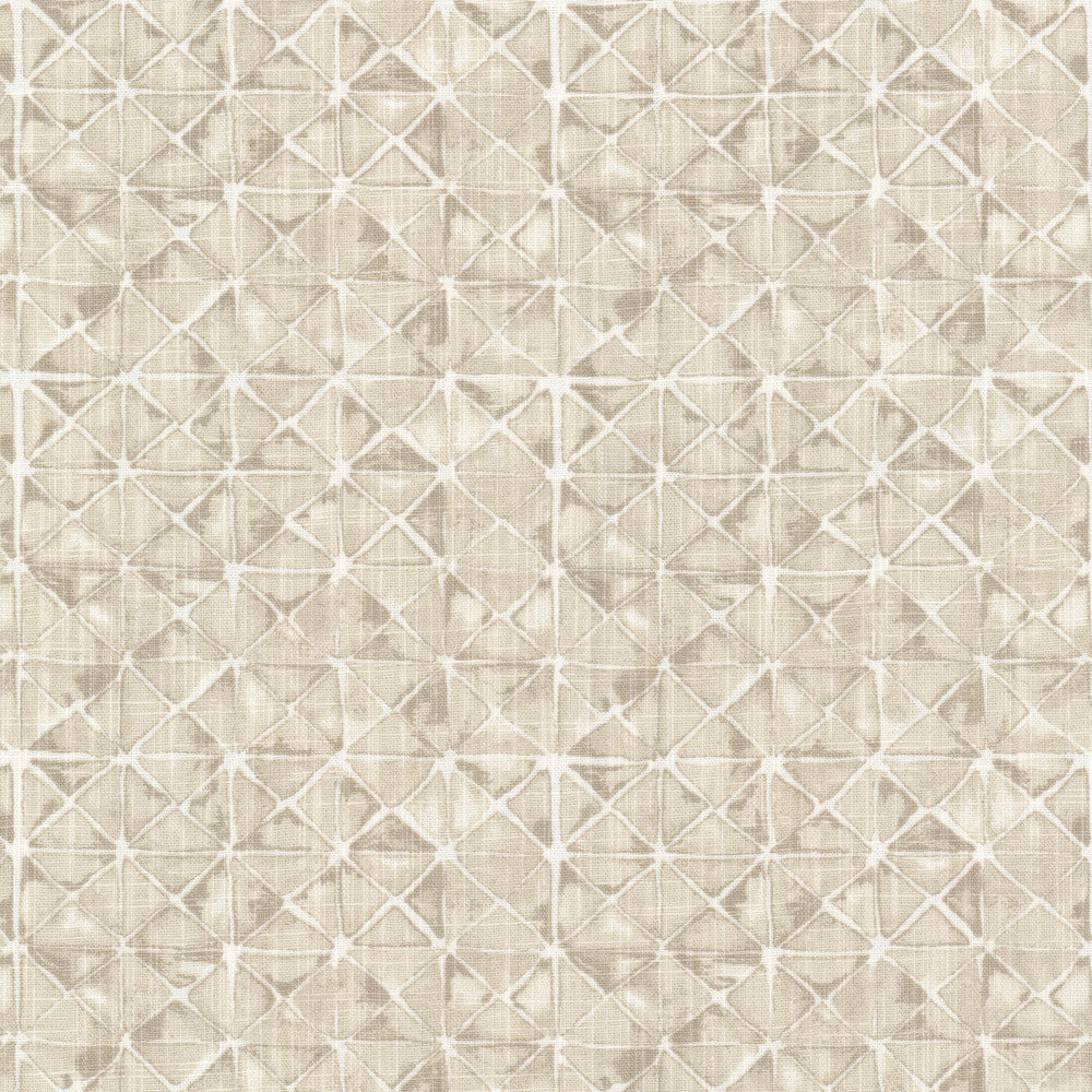 Smyrna 1 Beige by Stout Designer Fabric RAINBOW LIBRARY ALMOND/GRANITE 100%COT PAKISTAN Horizontal: 5.750 and Vertical: 4.250 54 in - Swanky Fabrics -