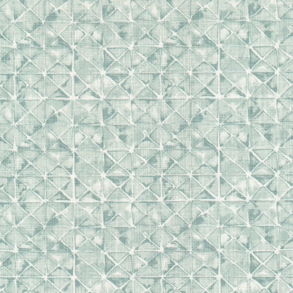 Smyrna 2 Glacier by Stout Designer Fabric RAINBOW LIBRARY VAPOR/SEAGLASS 100%COT PAKISTAN Horizontal: 5.750 and Vertical: 4.250 54 in - Swanky Fabrics -