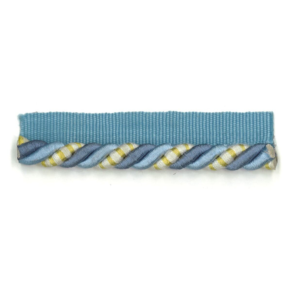 Snaps 13 Cornflower by Stout Designer Trim ART OF DESIGN TRIM-2 CORDS 60%COT 40%SVI CHINA Horizontal: 0 and Vertical: 0 0.38 in - Swanky Fabrics -