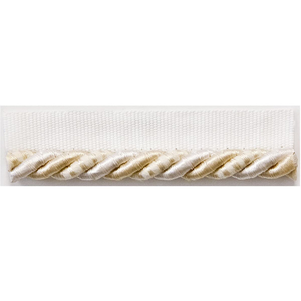 Snaps 31 Ivory by Stout Designer Trim ART OF DESIGN TRIM-2 CORDS 60%COT 40%SVI CHINA Horizontal: 0.000 and Vertical: 0.000 0.38 in - Swanky Fabrics -