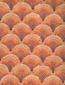 Snapper Coral 36 by Norbar Designer Fabric PRISM BRIGHTS 65% POLYESTER/ 35% COTTON SPAIN 7 7/8"V 7 7/8"H 54 - Swanky Fabrics -