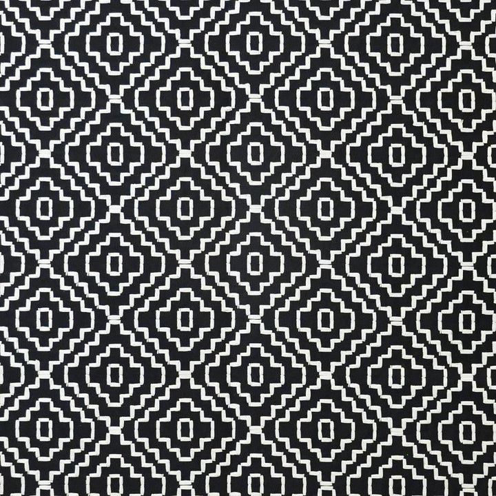 Step Cut # 631 Jet by Maxwell Designer Fabric Color Theory-Vol.Vii Sandalwood 100% POLYESTER INDIA V-9.5" H- 5.6" 54" - Swanky Fabrics -
