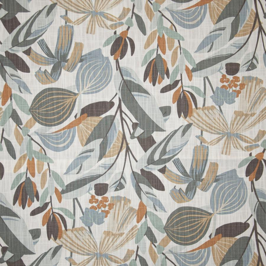 Selby # 521 Low Tide by Maxwell Designer Fabric Print Gallery Ii 100% COTTON PAKISTAN V-25.3" H-13.5" 54" - Swanky Fabrics -