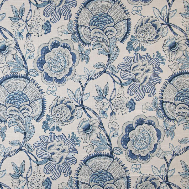 Springhope # 529 Delft by Maxwell Designer Fabric Print Gallery Ii 100% COTTON PAKISTAN V-25.3" H-13.5" 54" - Swanky Fabrics -