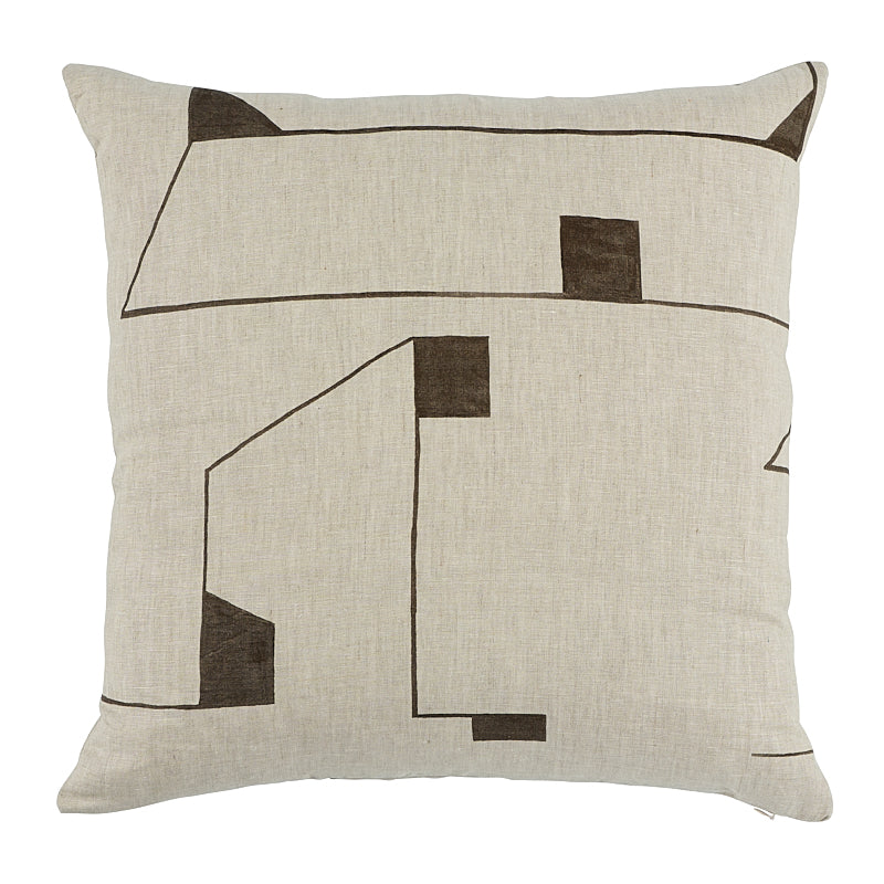 Schumacher Pillow Circuit Pillow - Carbon