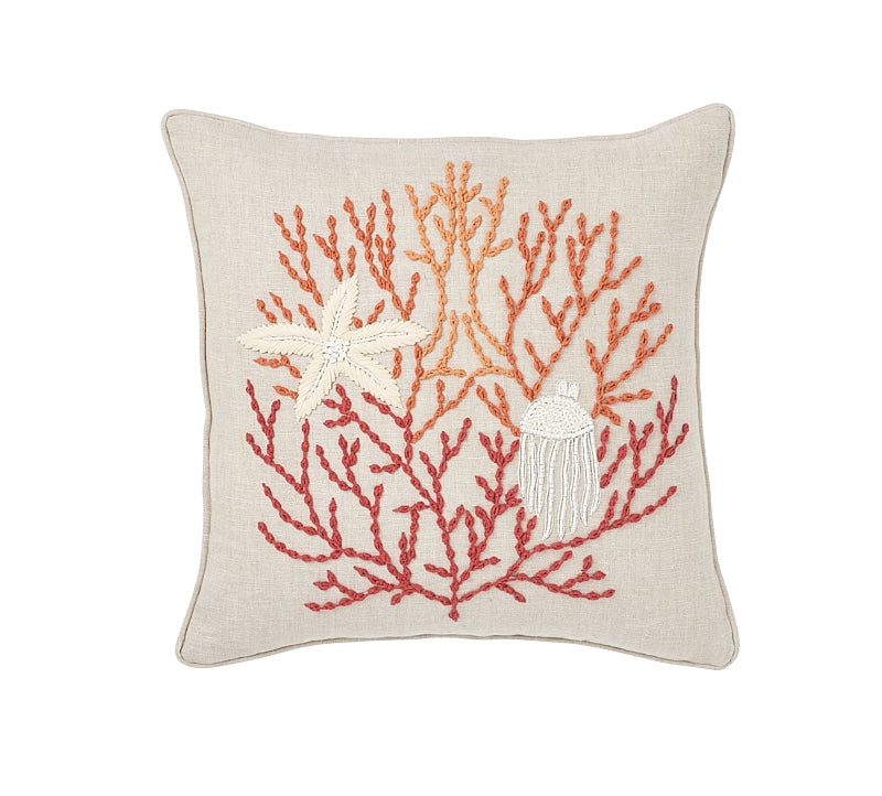 SO550004 Pillow Starfish Pillow - Coral