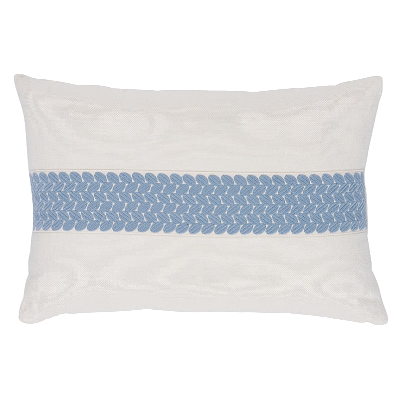 Schumacher Pillow Berkeley Pillow - Sky