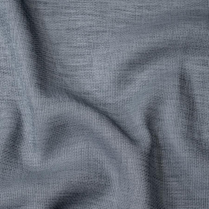 Sylvia # 237 Denim by Maxwell Designer Fabric Sheer Glam 55% RECYCLED POLYESTER
45% POLYESTER INDIA 120" - Swanky Fabrics -