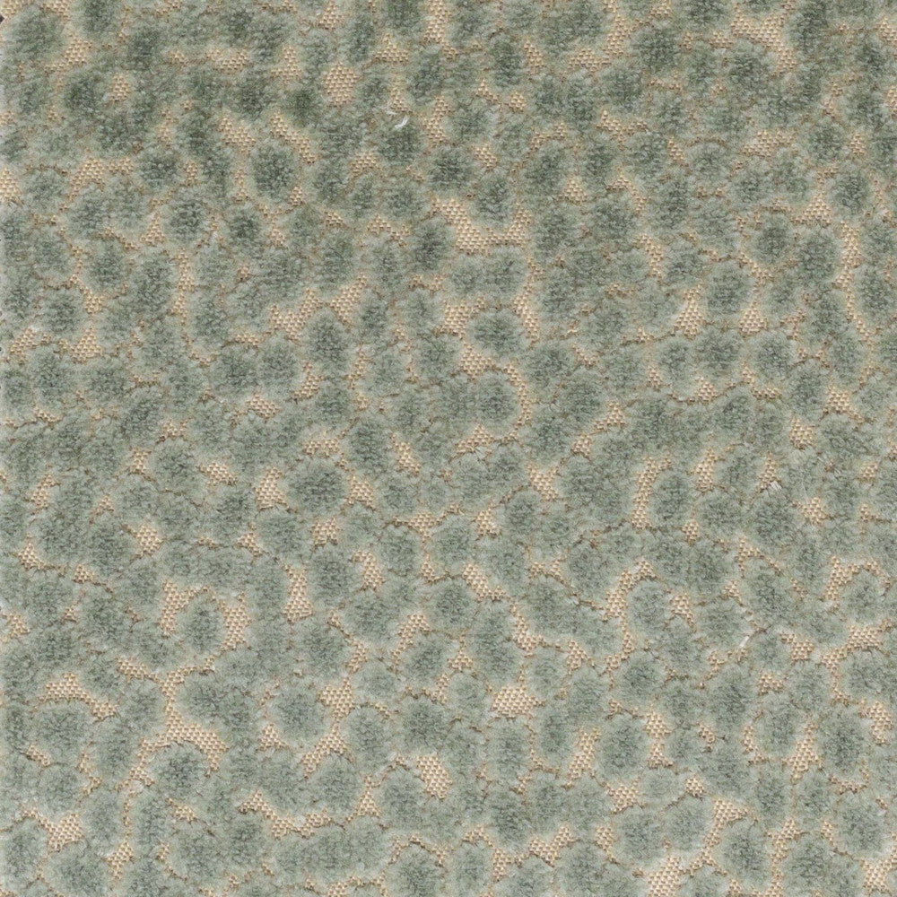 Somisville 1 Seafoam by Stout Designer Fabric PILED HIGH VELVETS 52%SVI 48%POL INDONESIA Horizontal: 14.125 and Vertical: 16.500 56 in - Swanky Fabrics -