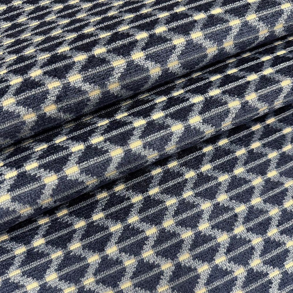 Sorbus Bluesy by Magnolia Designer Fabric - 51 Viscose, 32 Polyester, 17 Cotton India 60000 Horizontal: 0.75 and Vertical: 1.5 54 - Swanky Fabrics -