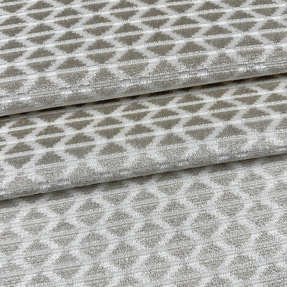 Sorbus Oyster by Magnolia Designer Fabric - 51 Viscose, 32 Polyester, 17 Cotton India 60000 Horizontal: 0.75 and Vertical: 1.5 54 - Swanky Fabrics -