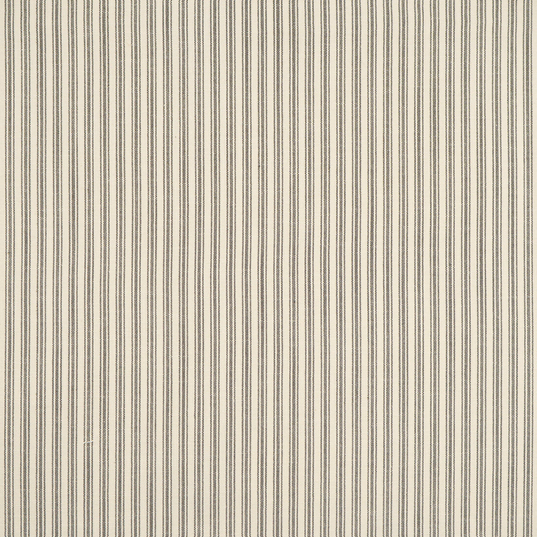 Spooner # 733 Charcoal by Maxwell Designer Fabric Stripes & Checks Iv 82% COTTON 18% POLYESTER INDIA H-0.5" 54.5" - Swanky Fabrics -