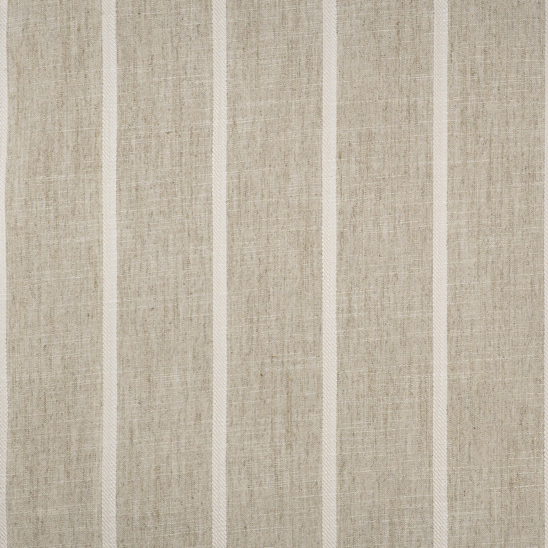 Stateline # 704 Flax by Maxwell Designer Fabric Stripes & Checks Iv 75% POLYESTER 17% LINEN 8% RAYON INDIA H-3.4" 54" - Swanky Fabrics -