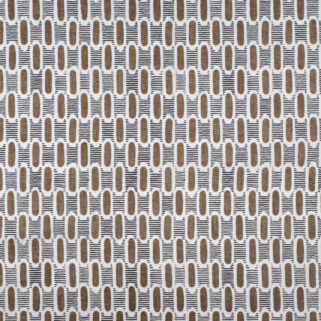 Smock # 440 Chocolate by Maxwell Designer Fabric Color Theory-Vol. X Driftwood 65% COTTON 35% POLYESTER INDIA V-4.5" H-4.5" 54" - Swanky Fabrics -