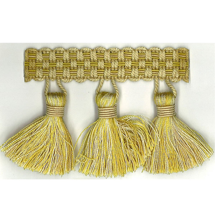 Sponsor 10 Amber by Stout Designer Trim ART OF DESIGN TRIM-2 TASSEL FRINGE 100%SVI CHINA </p><p>Repeat: 0 3 in - Swanky Fabrics -