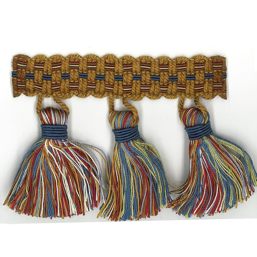 Sponsor 18 Fiesta by Stout Designer Trim ART OF DESIGN TRIM-2 TASSEL FRINGE 100%SVI CHINA </p><p>Repeat: 0 3 in - Swanky Fabrics -