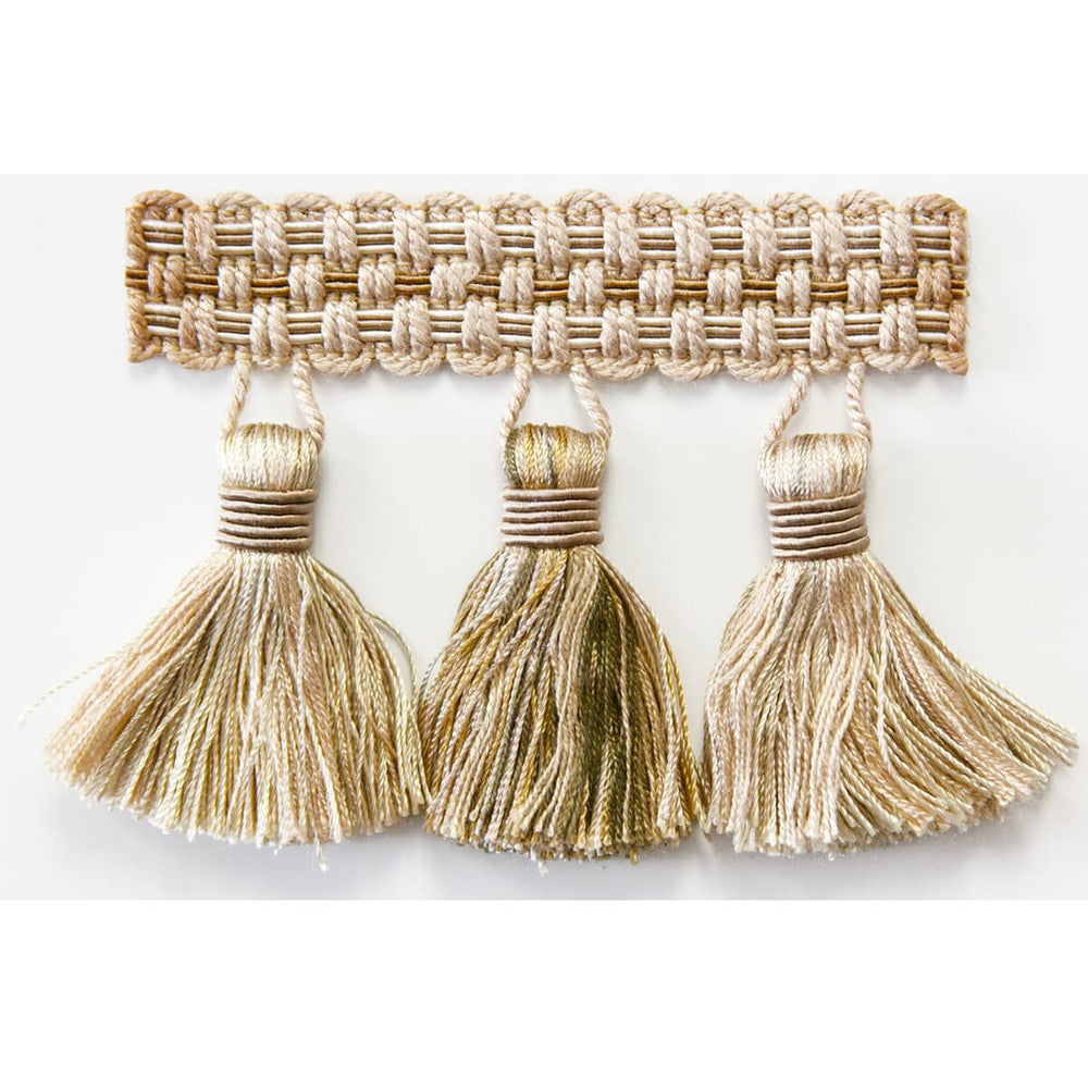 Sponsor 25 Jute by Stout Designer Trim ART OF DESIGN TRIM-2 TASSEL FRINGE 100%SVI CHINA </p><p>Repeat: 0 3 in - Swanky Fabrics -
