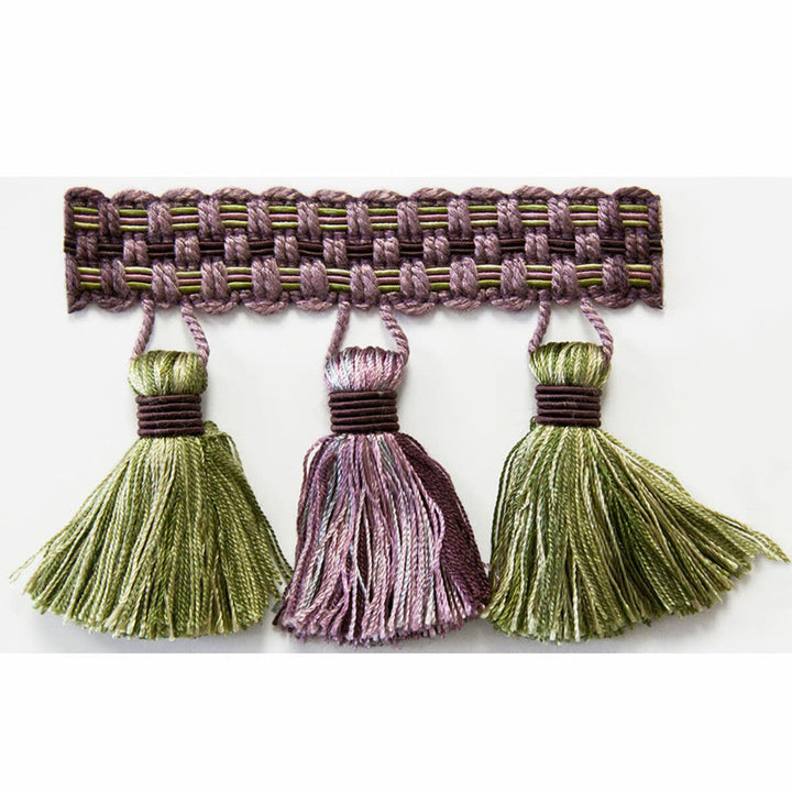 Sponsor 26 Lilac by Stout Designer Trim ART OF DESIGN TRIM-2 TASSEL FRINGE 100%SVI CHINA FLAME RETARDANT-U.F.A.C. CLASS 1 CATB 117-2013 WYZENBEEK 100 000 DOUBLE RUB WEAR TEST (HEAVY DUTY) Horizontal: 0.000 and Vertical: 0.000 3 in - Swanky Fabrics -