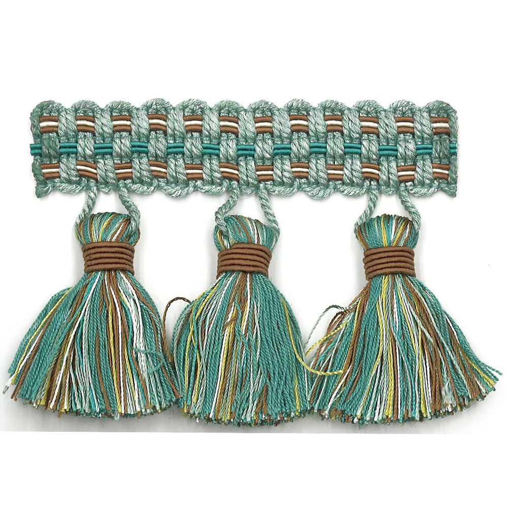 Sponsor 27 Pacific by Stout Designer Trim ART OF DESIGN TRIM-2 TASSEL FRINGE 100%SVI CHINA Horizontal: 0 and Vertical: 0 3 in - Swanky Fabrics -