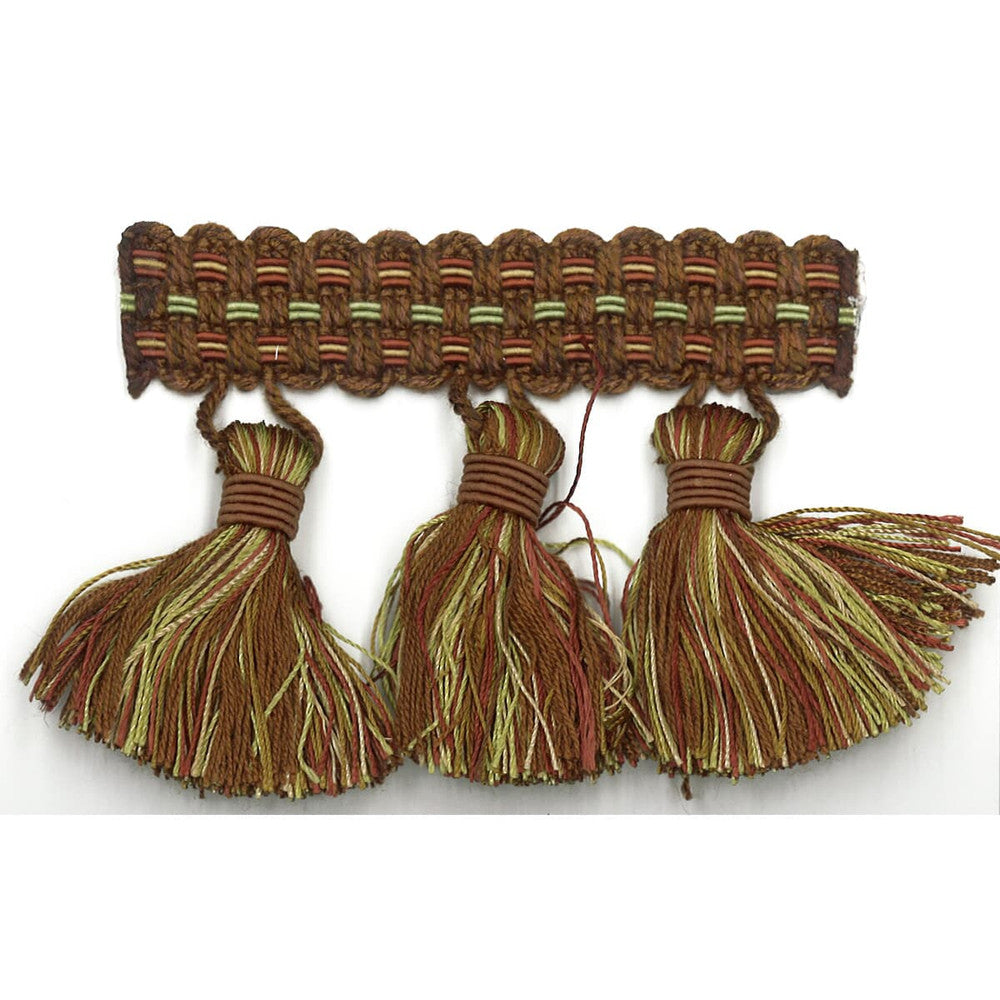 Sponsor 38 Woodland by Stout Designer Trim ART OF DESIGN TRIM-2 TASSEL FRINGE 100%SVI CHINA </p><p>Repeat: 0 3 in - Swanky Fabrics -