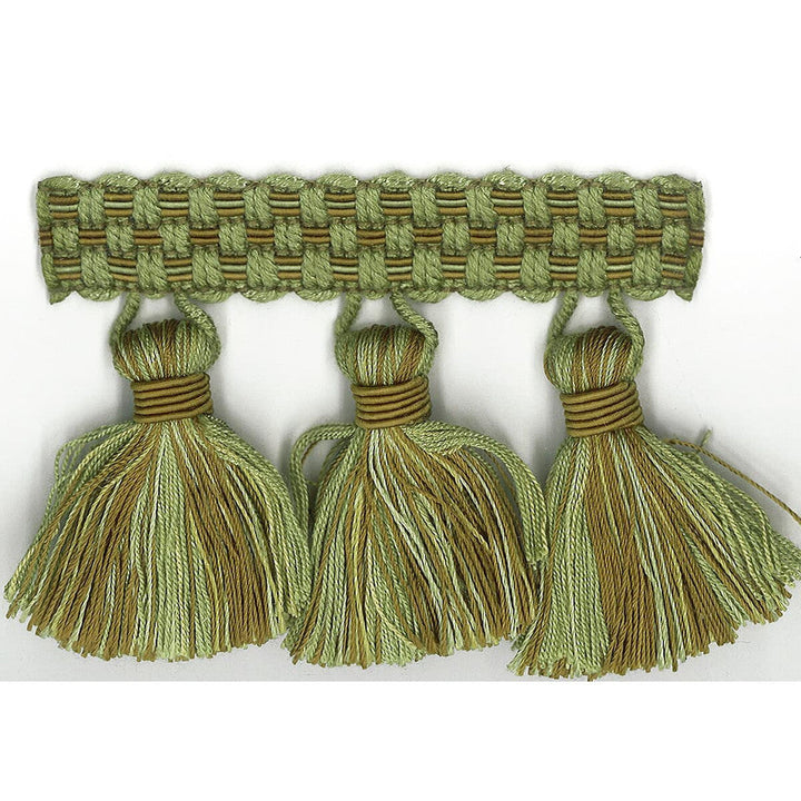 Sponsor 5 Leaf by Stout Designer Trim ART OF DESIGN TRIM-2 TASSEL FRINGE 100%SVI CHINA Horizontal: 0 and Vertical: 0 3 in - Swanky Fabrics -
