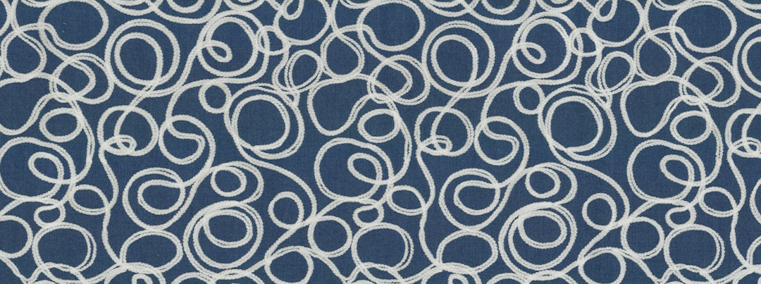 Squiggles 511 Dream Blue by Covington Designer Fabric