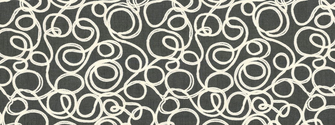Squiggles 903 Chalkboard by Covington Designer Fabric