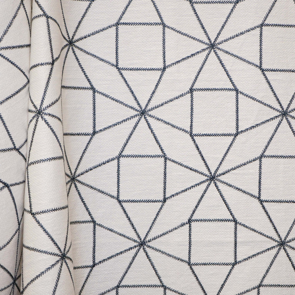 Starburst 91Sj102 by JF Designer Fabric JF Studio 60% Linen, 40% Cotton India Horizontal: 17.25 and Vertical: 15.75 54 - Swanky Fabrics -