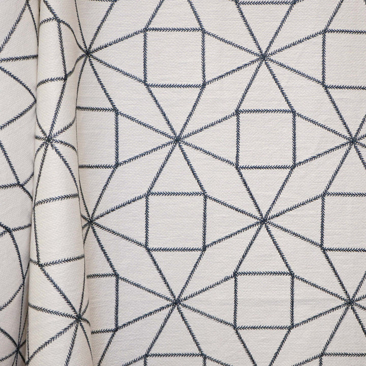 STARBURST 91SJ102 by JF Designer Fabric JF Studio 60% Linen, 40% Cotton India  Horizontal: 17.25 and Vertical: 15.75 54  - Swanky Fabrics -
