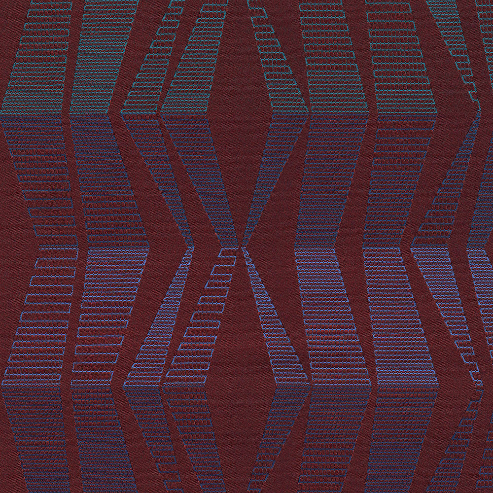 Stellar 17 Bordeaux by Crypton Designer Fabric 100% Polyester US 50,000 Double Rubs (Wyzenbeek) </p><p>Repeat: Horizontal: 13.9" (35.2 cm) Up the Roll and Vertical: 14.6" (37.2 cm) Across the Roll 56" (142 cm) - Swanky Fabrics -
