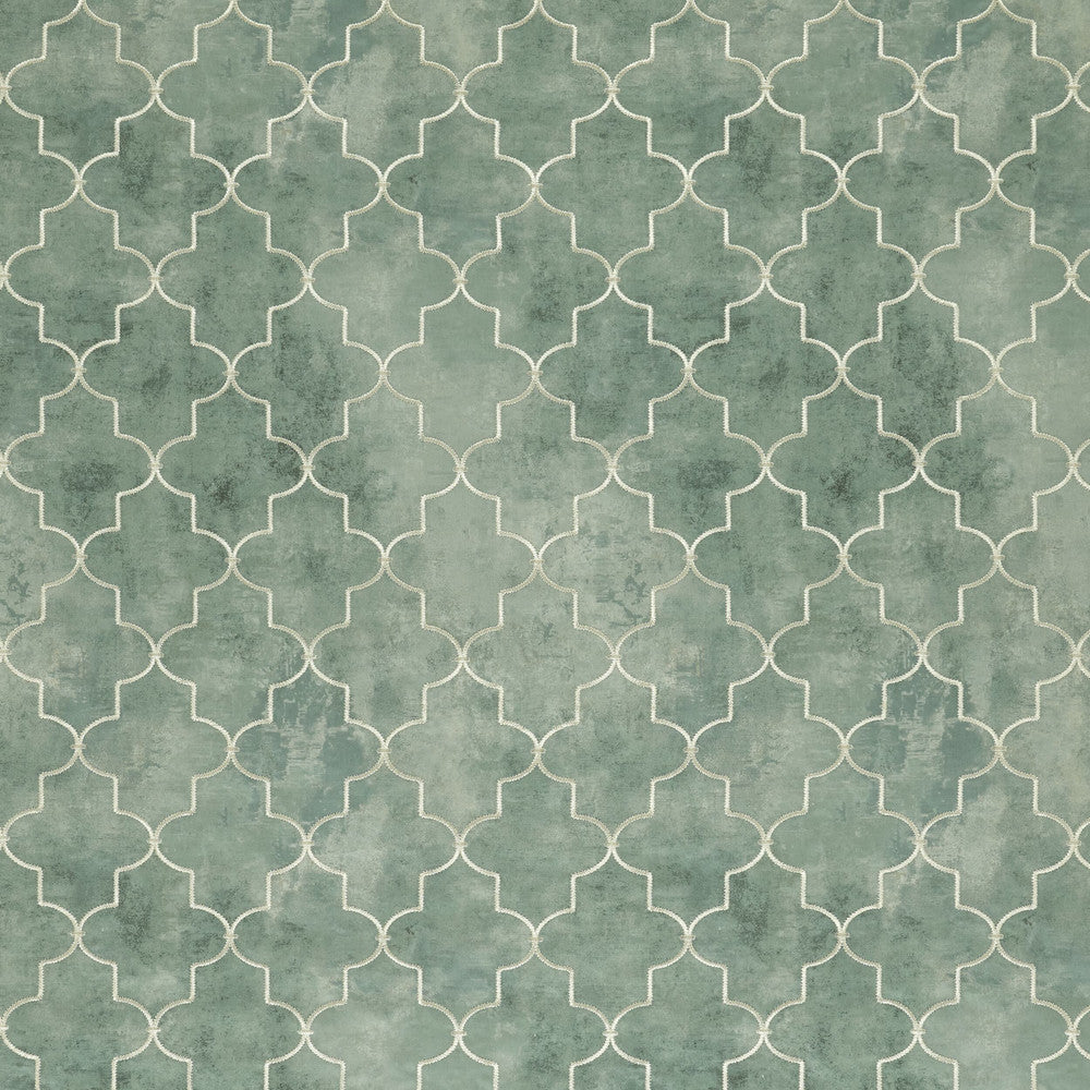 Stetson 2 Aloe by Marcus William Designer Fabric KAI/MARCUS WILLIAM FENELLA 78%COT 12%SVI 6%POL 4%MTL INDIA PERFORMANCE RATED FABRIC FLAME RETARDANT-U.F.A.C. CLASS 1 CATB 117-2013 WYZENBEEK 51 000 DOUBLE RUB WEAR TEST (HEAVY DUTY) Horizontal: 6.250 and Vertical: 7.875 50.5 in - Swanky Fabrics -