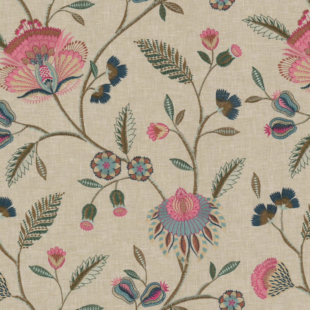 Struck 2 Punch by Stout Designer Fabric RAINBOW LIBRARY GINGER/POPPY 52%POL 48%COT %VEMB INDIA Horizontal: 17.000 and Vertical: 18.500 51 in - Swanky Fabrics -