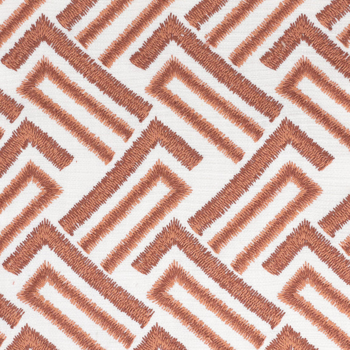 Stuckert 1 Terracotta by Stout Fabric Stout Fabric Stuckert 1 TerracottaFabric RAINBOW LIBRARY CAMELLIA/CLAY INDIA </p><p>Repeat: H: 3.000, V: 4.500 54 in - Fabric Carolina -