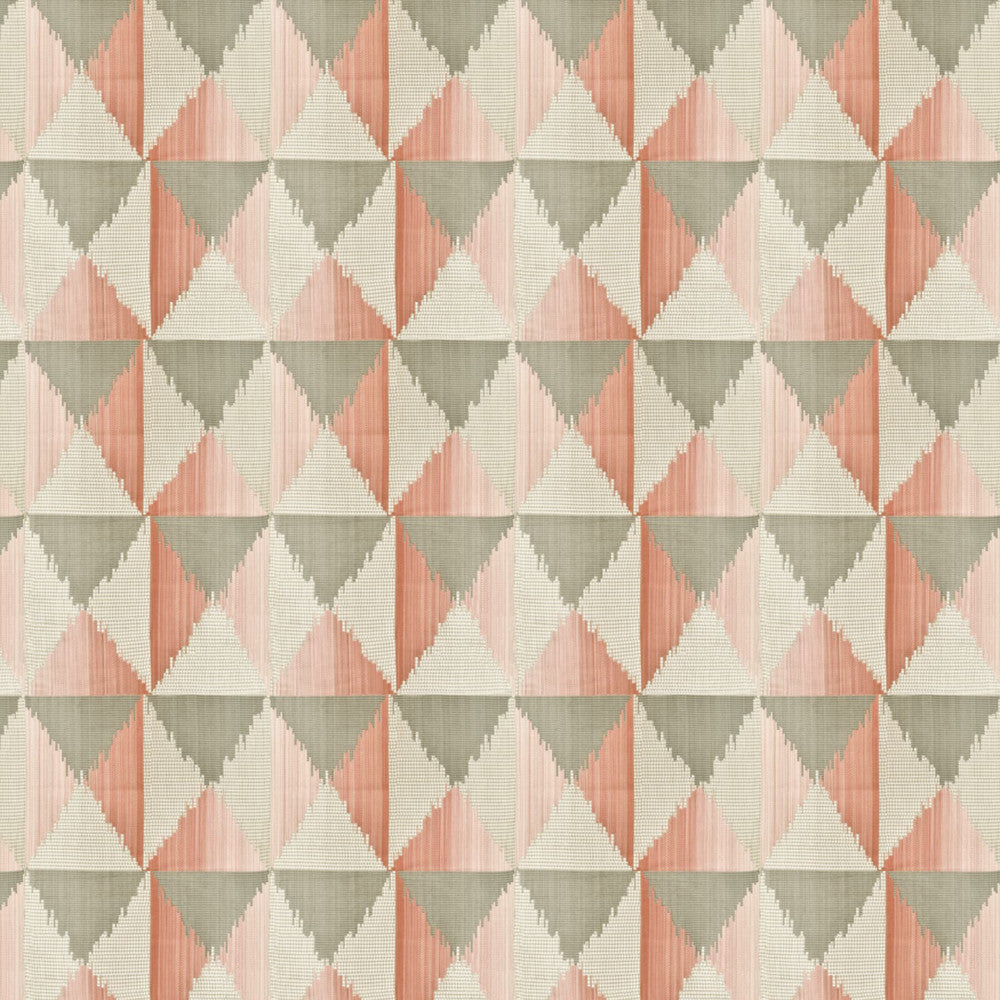 Sublime 1 Rosewood by Stout Designer Fabric COMFORTABLE LIVING BLUSH/GINGER 41%COT 35%SVI 24%LIN INDIA Horizontal: 13.375 and Vertical: 19.375 55 in - Swanky Fabrics -